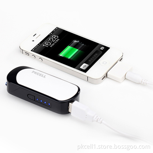 2200mAh Portable Power Bank for iPhone and iPad with 4 LED Light